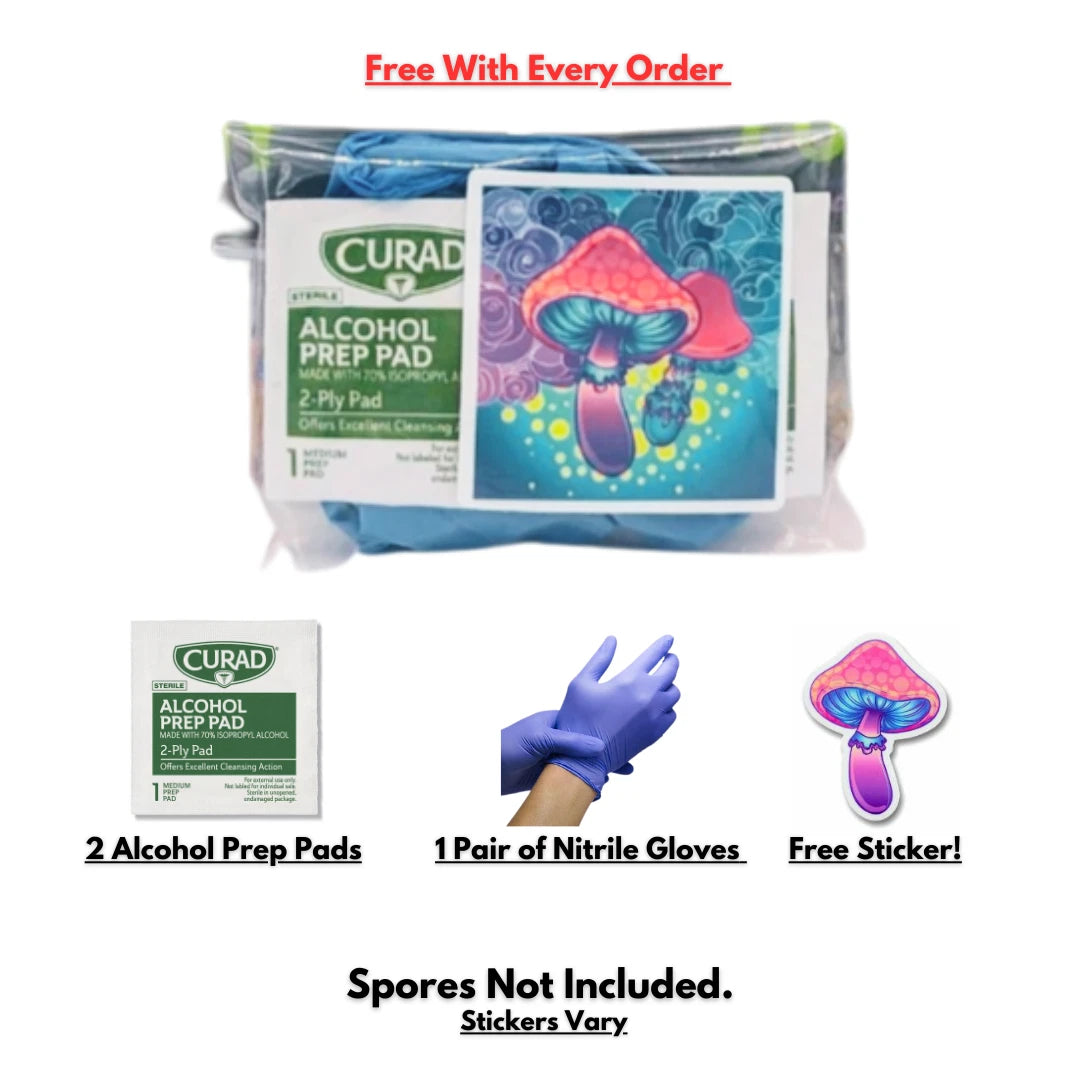 4x 1lb Sterile Mushroom Grain Spawn Bags ¨C Rye Berries Grow Kit Injection Ports