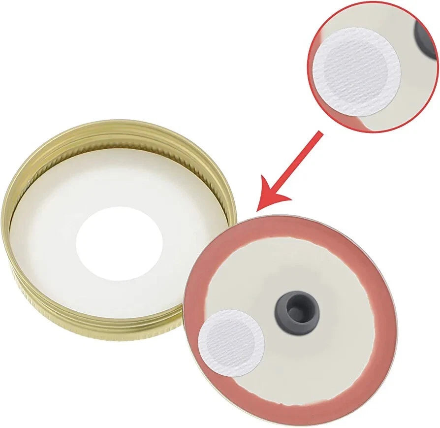 64 Synthetic Filter Paper Stickers 20mm 0.3 ¦Ìm Filter Disc Mushroom Cultivation