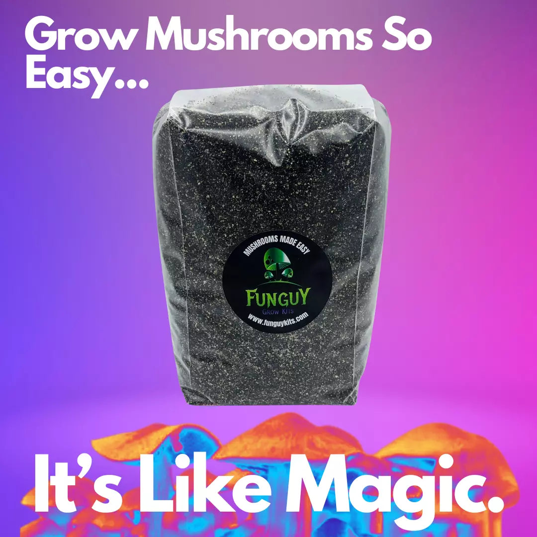 FunGuy Grow Kits - 4.5 lbs Dung Loving High Yield Mushroom Substrate Coco Coir