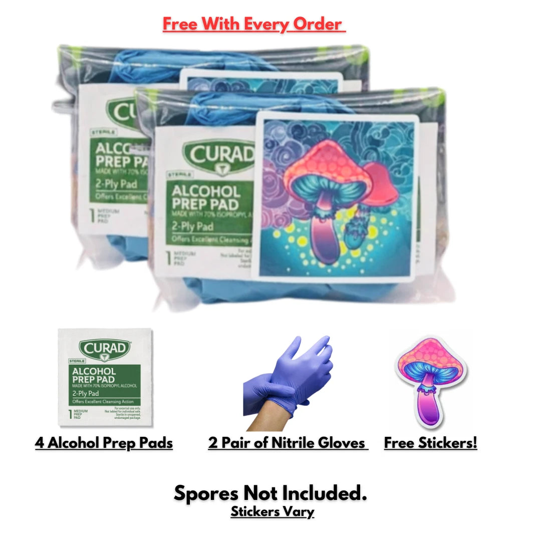 Mushroom Monotub Growing Kit -Rye Grain Spawn Bags Substrate How to Grow At Home