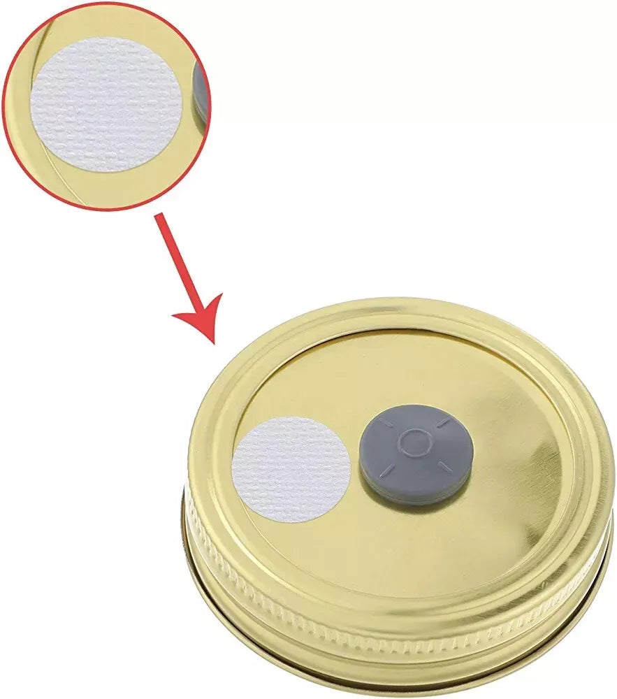 64 Synthetic Filter Paper Stickers 20mm 0.3 ¦Ìm Filter Disc Mushroom Cultivation