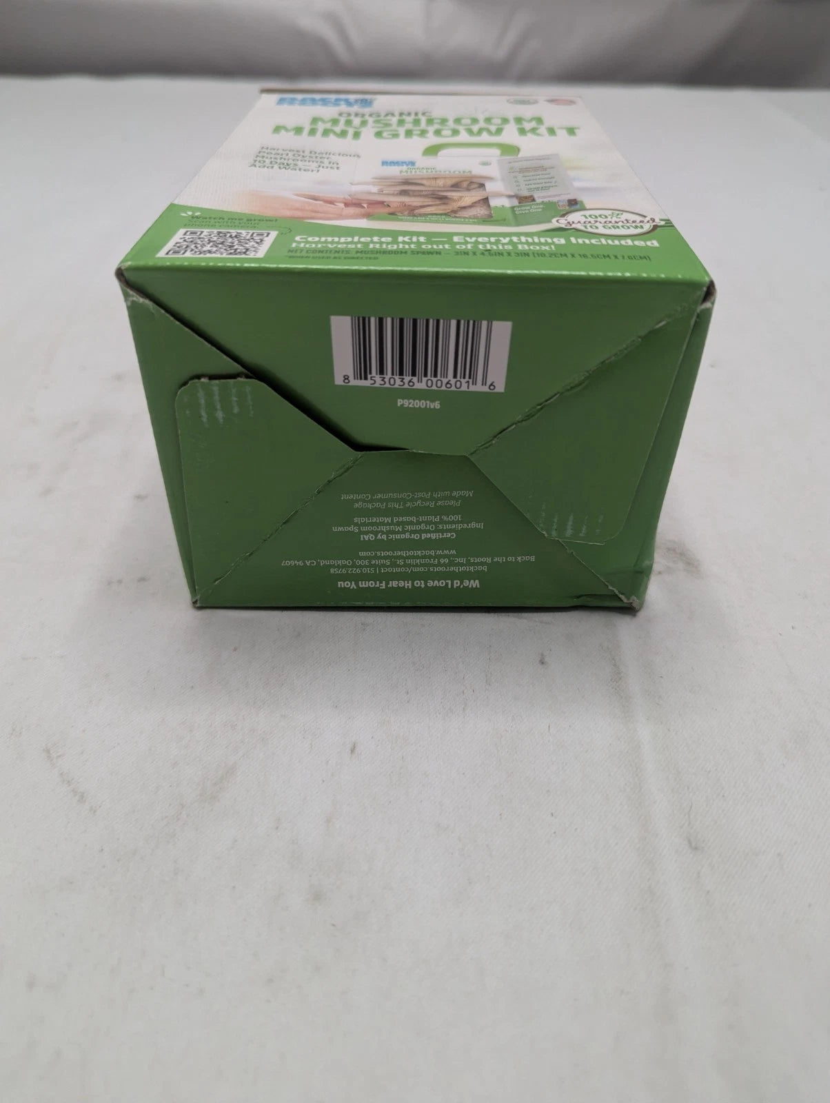 Back To The Roots Organic Mini Pearl Oyster Mushroom Grow Kit